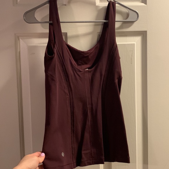 BURGUNDY LULULEMON TANK TOP - Picture 2 of 6